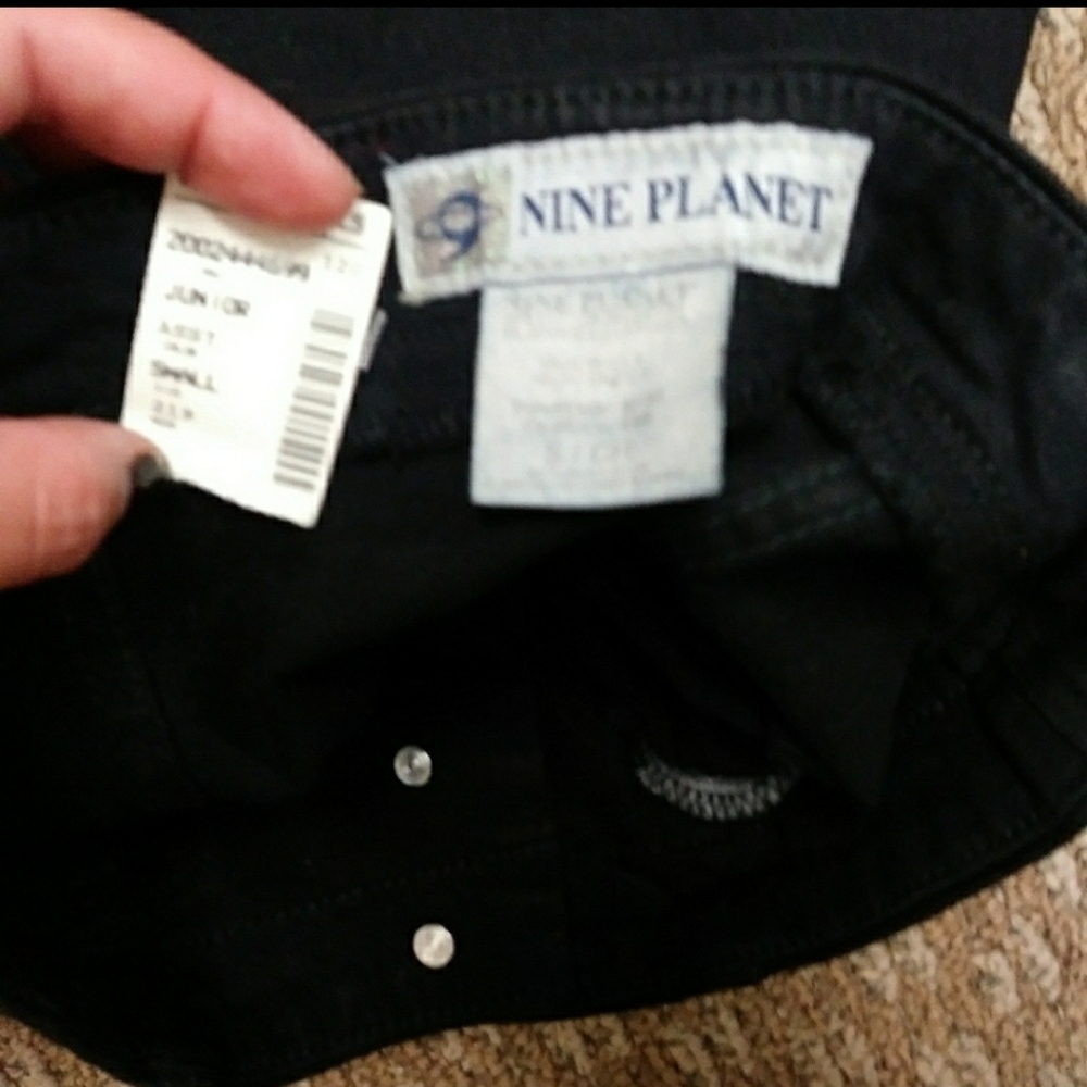 NWT High Waisted Black Denim Mini Skirt - Picture 4 of 4